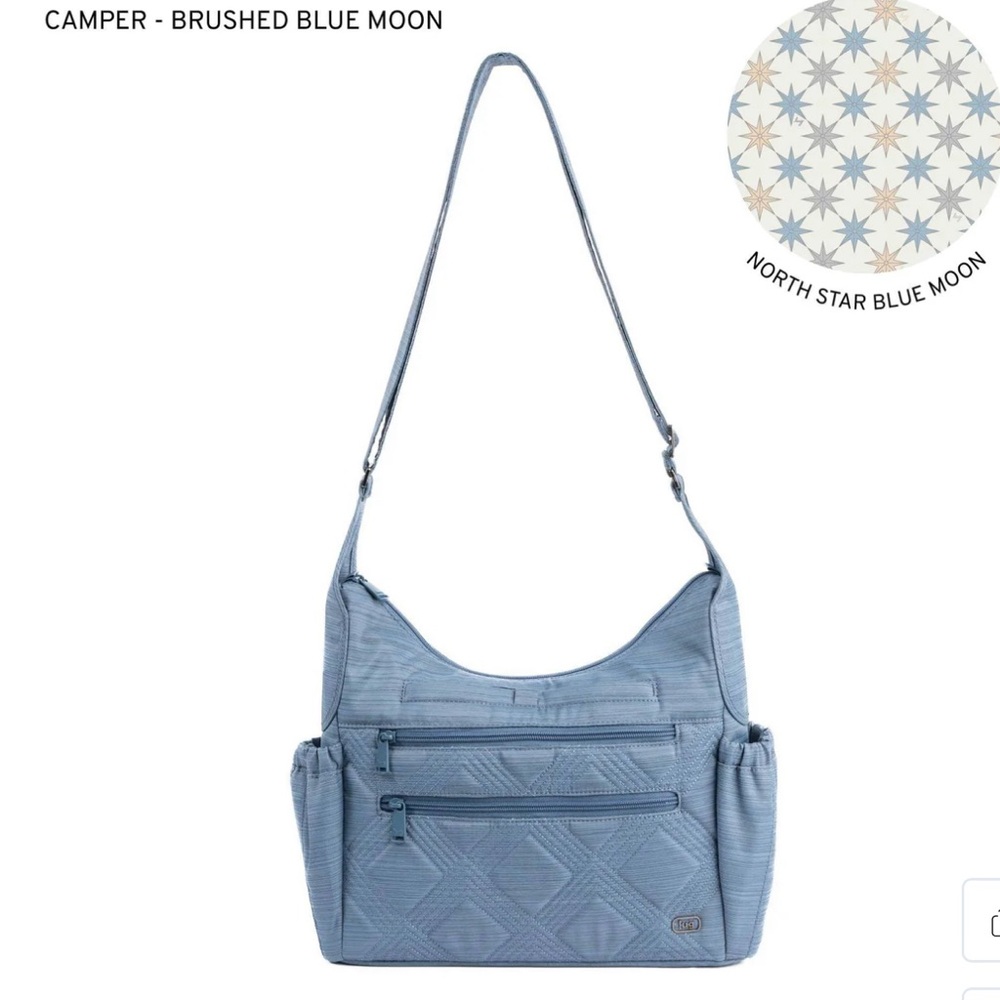 Lug Legacy Collection Camper Crossbody Bag - Brushed Blue Moon